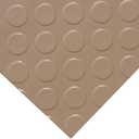 Rubber-Cal Coin Grip Metallic PVC Flooring
