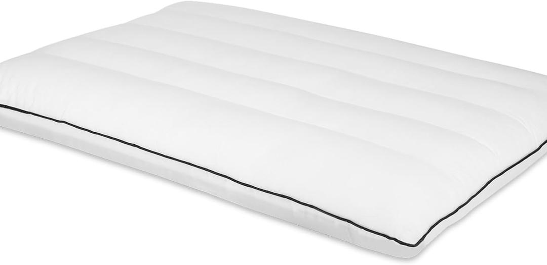 MINUPWELL Ultra Thin Pillows, Flat Pillows for Sleeping Thin with 7D 2.5 in Height Support, Slim Bed Pillows for Stomach Sleeper,Low Profile Pillow King Size - 18x36 in