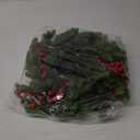 6FT Pre-Lit Christmas Garland with 30 LED Lights & 8 Modes, Lighted Norfolk Pine Garlands Christmas Decorations for Stairs Fireplace Window Wall, Garland for Holiday Indoor Mantle Decor