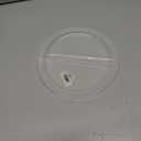 2 x Carlisle FoodService Products Bain Marie Food Storage Container Lid for Restaurants, Catering, Kitchens, Plastic, 6-8 Quarts, Clear