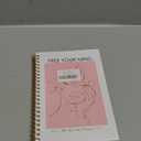 Free Your Mind Inspirational Notebooks, Abstract Boho Woman Line Art Pink Notebook, Mental Health Journal, Inspirational Gifts for Women, Mental Health Gifts, Spiral Notebook 5.5x8.3