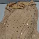 Women's Formal Evening Gown Elegant Rhinestone Long Prom Dress Wedding Guest Party Cocktail Bridesmaid Maxi Dress (Medium, #1 Beige)