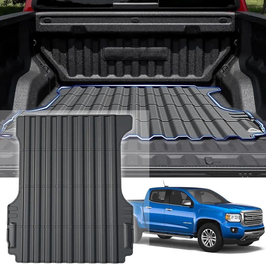 GALVAGNIATE Truck Bed Mat for 2015-2022 Chevy Colorado 5FT Accessories, All Weather TPE Pickup Truck Bed Liner Protection