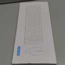 Wireless Keyboard and Mouse Combo, Full-Sized Quiet Wireless Keyboard and Adjustable DPI Mouse, 2.4GHz USB Receiver, Keyboard and Mouse for PC, Windows, Desktop, Laptop (Pink and White-B)