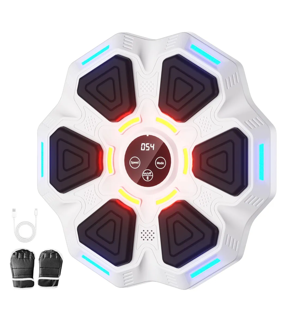 Xezacoi Music Boxing Machine, Music Punching Machine, Musical Boxing Machine with Gloves, Wall Punching Pad for Boxing Musicn, Music Boxing Machine for Adults, Kids, Women, Gift for Kid