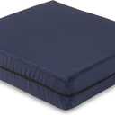DMI Seat and Chair Cushion for Office Chairs, Wheelchairs, Scooters, Kitchen Chairs or Car Seats, for Support and Height while Reducing Stress on Back, Tailbone or Sciatica, 4 in, 4 inch thick