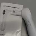 Pet Ear Thermometer for Dogs, Cats, and Livestock, Long Probe Designed, /  Convert and Sound Switch Dedicated Button, 1 Second Measurement, 20 pcs Pet Swabs Included