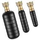 3 Pack Drain Bladder Kit – Drain Cleaning Bladders Fits 1" to 6" Pipes, Clog Remover Tool for Sink, Bathtub, Sewer, Shower, Swimming Pool & Kitchen, Hair Unclogging for Main Drains