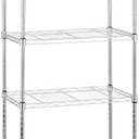 Amazon Basics 5-Shelf Adjustable, Storage Shelving Unit, (200 Pound Loading Capacity per Shelf), Steel Organizer Wire Rack, 23.2 x 13.4 x 60 inches (LxWxH), Chrome