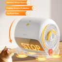 MeoWant Self-Cleaning Cat Litter Box, 106L Extra-Large Space Low Entrance Automatic Cat Litter Box Perfect for Multiple Cats, Safety Sensor, Anti-Pinch, APP Control, Odor Free with Mat & Liner