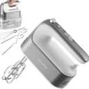 GELANGS-400W Hand Mixer with Turbo Boost - 5-Speed, One-Touch Release, Copper Motor - 3 Dishwasher-Safe Attachments - 110V Heavy Duty Mixer for Baking, Whipping & Dough