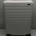 Away Medium Checked Luggage, Lightweight Hard Shell Suitcase with Spinner Wheels, Durable Rolling Luggage, TSA Lock, 26 Inch, Cloud Gray