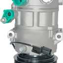 ALeading AC A/C Compressor For 2013-2017 Hyundai Elantra GT 1.8L 2.0L L4 For 2014-2018 Kia Forte Forte5 1.8L 2.0L L4 With Clutch OEM 97701-A5100
