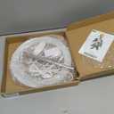 Grow Lights for Indoor Plants, Full Spectrum Halo Growing lamp with Detachable Base, Height Adjustable, 3 Colors, 10 Dimming, Automatic Timer, Plant Light for Succulents Small Plants (White-3.4in)