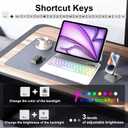 Magic Keyboard Case for iPad Air 11 inch(M4 2026, M3 2025, M2 2024)&iPad Pro 11 Inch(4th/3rd/2nd/1st Gen), iPad Air 5th/4th Gen Case with Keyboard, Floating Cantilever Stand, Multi-Touch Trackpad, Backlit