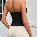 Womens Tank Tops Sexy Halter Neck Going Out Tops Summer 2026 Trendy Backless Workout Shirts Sleeveless Y2k Clothes (Black, S)