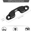 Veharvim Upgraded Sun Visor Repair Kit for Jeep, Heavy Duty Sun Visor Clip Compatible with Jeep Wrangler JK 2018/ JL/Wrangler 2018-2023/ Gladiator 2020-2023 (Black)