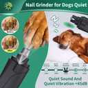 2-in-1 Cat Nail Clippers & Dog Nail Clippers Trimmers for Large Medium Small Dogs Cats Claw Trimmer Quick Sensor and Safety Guard USB Rechargeable with 2 LED Lights Dogs Nail Trimmer (Black 6th Generation)