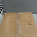 Small Foot Stool, Round Faux Leather Pouf Ottoman Foot Rest, Footstool Ottomans with Rubber Legs Under Desk, 13''L x 13''W x 10.2''H, Footrest for Couch, Living Room, Bedroom, Hallway, Brown