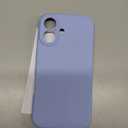 LOVE 3000 Designed for iPhone 16 Case, Premium Silicone with [Soft Anti-Scratch Microfiber Lining] Shockproof Protective Phone Case for Men Women Girls 6.1", Light Blue