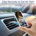 PIFOOG 2 Pack Car Picture Holders for Air Vent Clip Photo Frame Magnetic Acrylic Picture Frames for Cars Dashboard Drive Safe Daddy Personalized Memorial Family Couple Pet Wallet Size 2.4  3.5 inch