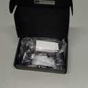 eXtremeRate Beyond Back Paddles Kit for PS5 Edge Controller, OLED Display, Redesigned Ergonomic Rubberized Grips Bottom Shell, Remappable 4 Back Buttons Set for PS5 Edge Controller - Clear & Black