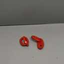 BokWin 2 Pack 7100 Lifting Bracket Lifting Hooks,Red Heavy-Duty Engine Lift Bracket Lifting Ring