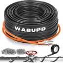 3FT-200FT Heat Tape for Water Pipes, -40F Deicing Pipe Heat Cable,Electric Heating Cable Pipe,Frezze Protection for Heat Trace Cable for Metal, Plastic Home Pipes,Gutter,120V 5W/ft80FT