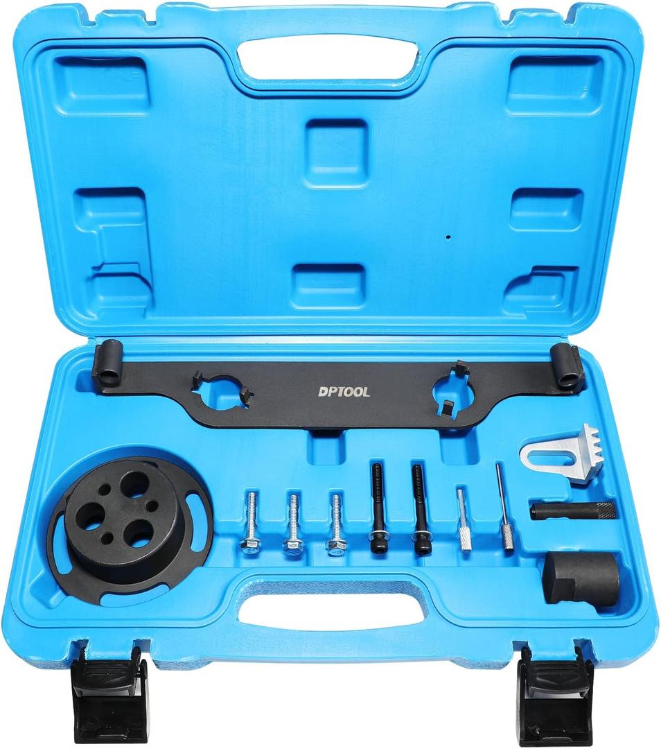 DPTOOL Camshaft Actuator Locking Timing Tool Kit Cam Phaser Retainer Water Pump Sprocket Retainer Holding Tool Compatible with GM/Buick/Chevrolet/GMC Ecotec 2.0 2.4 Engine Replace EN48953