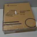 StrongTek Portable Slant Board, Lightweight 3.7 lbs, 5-Level Adjustable Calf Stretch Board (2050) with Non-Slip Surface for Safe Stretching, Improved Ankle Flexibility, Balance & Rehab Anywhere (Black)