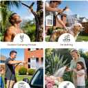 Novast Portable Shower for Camping, 8000mAh Rechargeable Outdoor Shower Pump with Filtered Showerhead, IPX8 Waterproof, LED Display, for Hiking, RV, Car Washing, Pet Bath & Plants