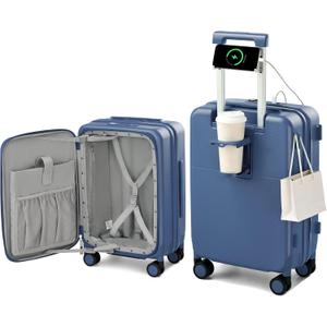 Hanke 20 Inch Expandable Carry On Luggage 22x14x9 Airline Approved, 20 Inch EXT