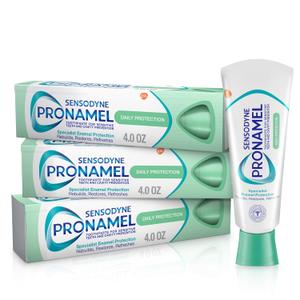 Sensodyne Pronamel Daily Protection Enamel Toothpaste for Sensitive Teeth, Mint Essence - 4 oz (Pack of 3), Expires on 02/2028