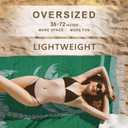 2 Packs Turkish Beach Towel Travel Vacation Essentials Quick Dry Sand Free Oversized Adult Cruise Accessories Must Haves Clearance Stuff Necessities XL Bath Pool Swim Towels Sunshine Coconut Trees