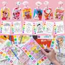 2 x Rotu Valentines Cards for Kids Classroom - Valentines Day Gifts for Kids Valentines Day Cards for Kid School Valentine Day Classroom Favors Valentine Class Gifts Paint Set (240 PCS)