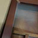 Mooncraftlogy Adjustable Rock Display Case, Crystal Collection Box with Shelves, Wood Witchy Stones Organizer Storage,Gem Holder with Lid for Seashell, Collectibles, Wiccan Gift (Brown)