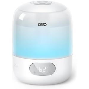 Dreo Cool Mist Humidifiers for Baby, 3L Top Fill, 26dB Quite, Ambient Indicator Light for Nursery, Less Refill, Indoor