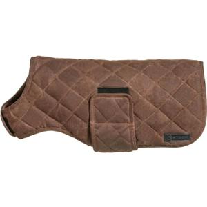 Embark Pets Wax Jacket - Cozy Dog Coat for Cold Winter Days, Cotton & Polyester, Water Resistant, Sizes X-Large (Brown) (XL (Pack of 1))
