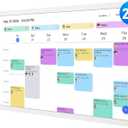 Digital Calendar  27 Inch Electronic Wall Calendar & Chore Chart, Smart Family Organizer with Interactive Touchscreen Display, Wall Mount in Portrait or Landscape (White)