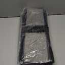 Onlyeasy Underbed Fabric Storage Bags Organizer with 4 Handles, 2 Zippers and Large Clear Window, for Clothes, Blankets, Bedding, Foldable with Sturdy Structure, 2 Pack, Linen-like Black, MXAUBBSS2P (Upgraded Firm Side Wall - Linen Like Black)