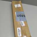 Curtain Rods for Windows 2 Pack 36-124 inch, 5/8 inch Matte Black Curtain Rod Adjustable by Splicing for Bedroom Kitchen Living Room