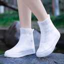 SooGree Waterproof Shoe Covers | Men No-Slip Rain Shoe Covers | Thickened Foldable Shoe Protectors, Reusable Galoshes Overshoes for Women Outdoor Cycling Camping Fishing Hiking XL