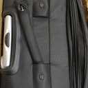 SwissGear Sion Softside Expandable Spinner Luggage Durable Lightweight Travel Suitcase, Black, Carry-On