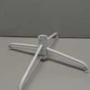 Metal Christmas Tree Stand, 15.7 Inch Replacement Xmas Tree Stand Base Universal Folding Tree Stand for 3 Ft to 7 Ft Christmas Artificial Trees Fake Tree, Fits 0.5-1.25 Inch Tree Pole, White