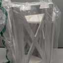 Corner Shelf Stand, Storage Organizer Great for Bathroom, Corner Shelf Perfect for Small Space,Waterproof Stand Also Use for Toilet Paper Stand,White (31.5''H (3 tier))