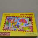 AMOSTING Button Art Toy  Educational Color Matching Mosaic Pegboard Sensory Learning Activity for Kids Age 3 4 5, Preschool Gift for Toddlers, Boys and Girls