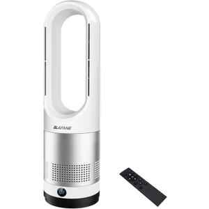 22" Bladeless Tower Fan, 10 Speeds Oscillating Fan Cool & Warm Air