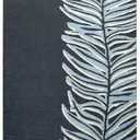 HD Outdoors 5x7 Woven Rug- Palm Feather, 5x7