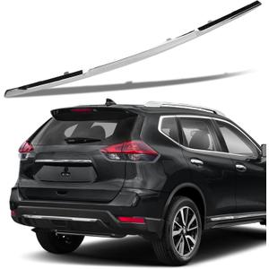 Bumper Decoration Rear Bumper Chrome Trim Moulding Compatible with Rogue 2017-2020 Bumper Trim Bright