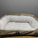 Serta Orthopedic Quilted Couch Dog Bed for Pets  Desert Sand (Small) (28.0"L x 21.0"W x 8.0"Th)